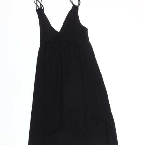 French Connection Women's Black Slip Dress Size 10