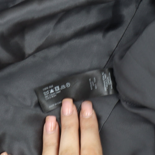 Fashion Women's Black Silk Blouse Size 14