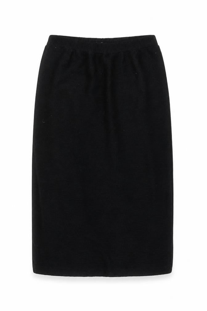Front view of Bonmarché Women's Black, size 10, Straight Skirt