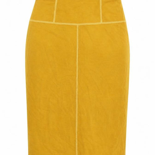 Maria Bellentani Yellow Pencil Skirt S Women