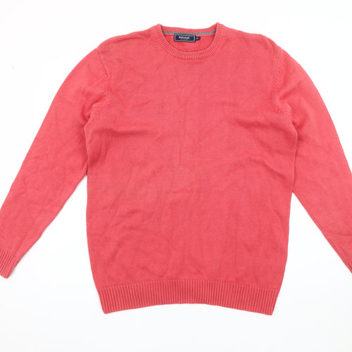 Maine New England Men's Red Pullover Jumper - Medium