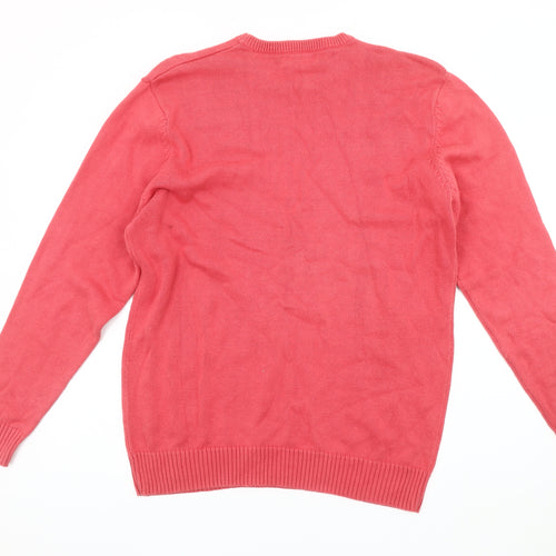 Maine New England Men's Red Pullover Jumper - Medium