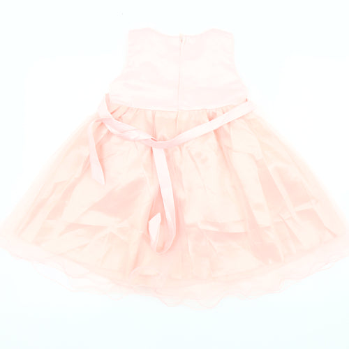 Discoball Girls Pink Sequin Tutu Dress, Size 110