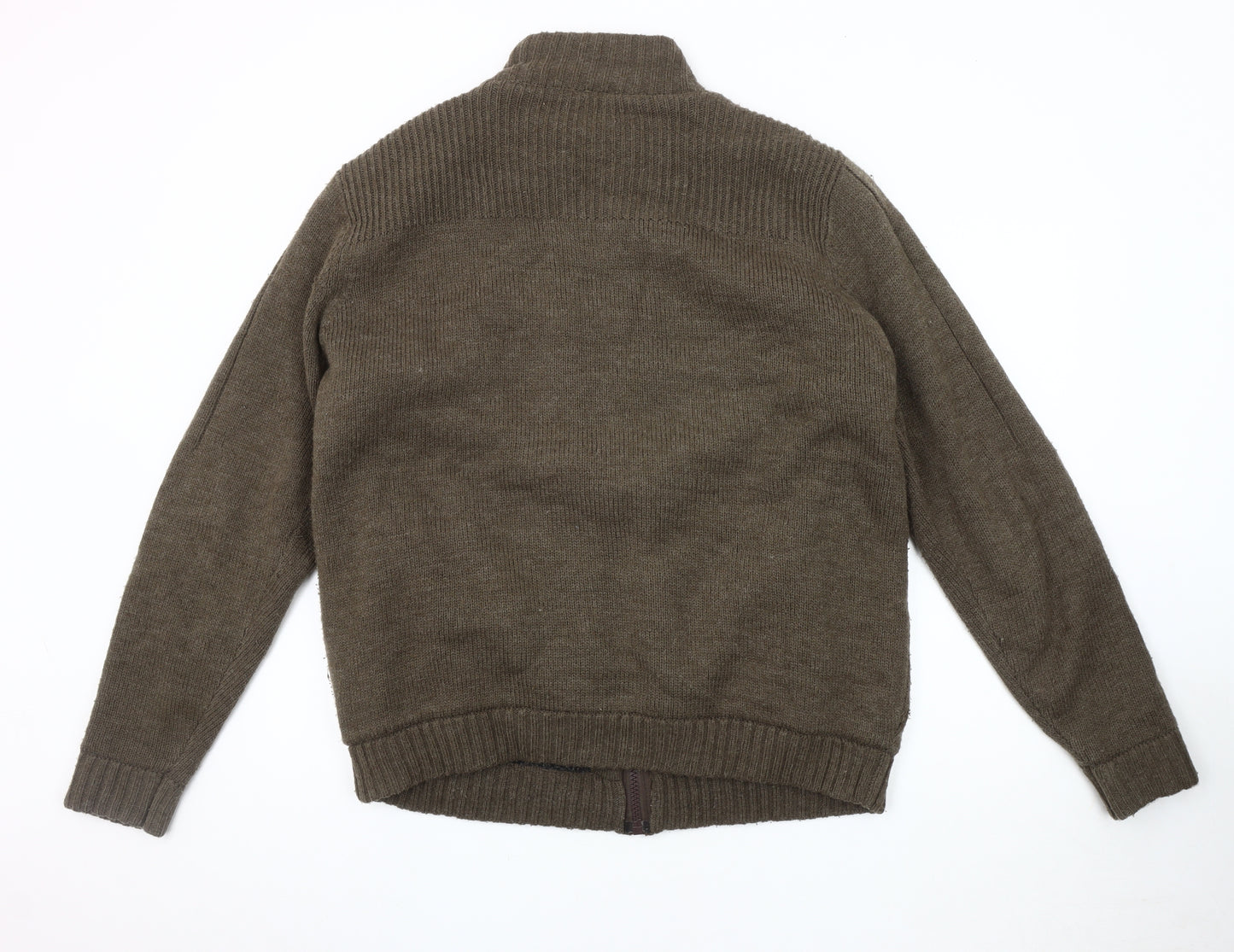 Trait Men's Brown XL Basic Jacket Full Zip Lined