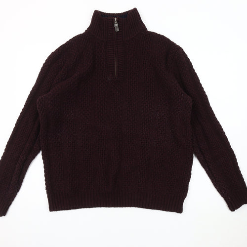 Maine Men’s Multicoloured M Pullover Knit Sweatshirt