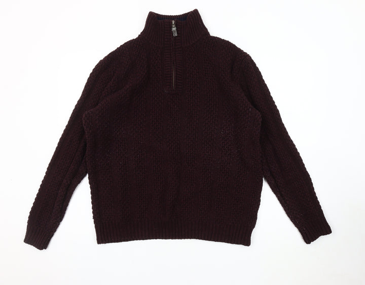 Maine Men’s Multicoloured M Pullover Knit Sweatshirt