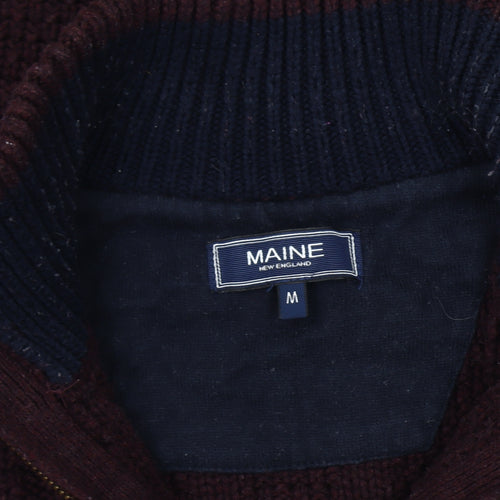 Maine Men’s Multicoloured M Pullover Knit Sweatshirt