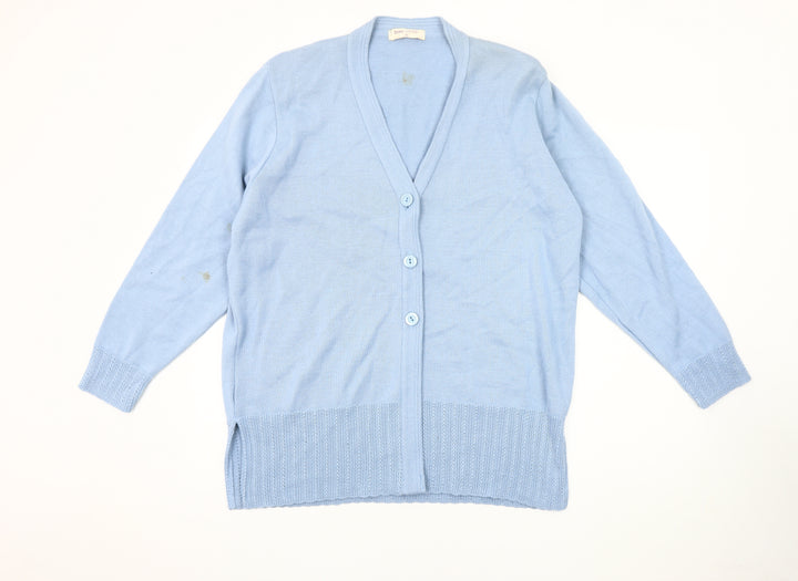 Bonmarché Women's Blue Cardigan XL V-Neck