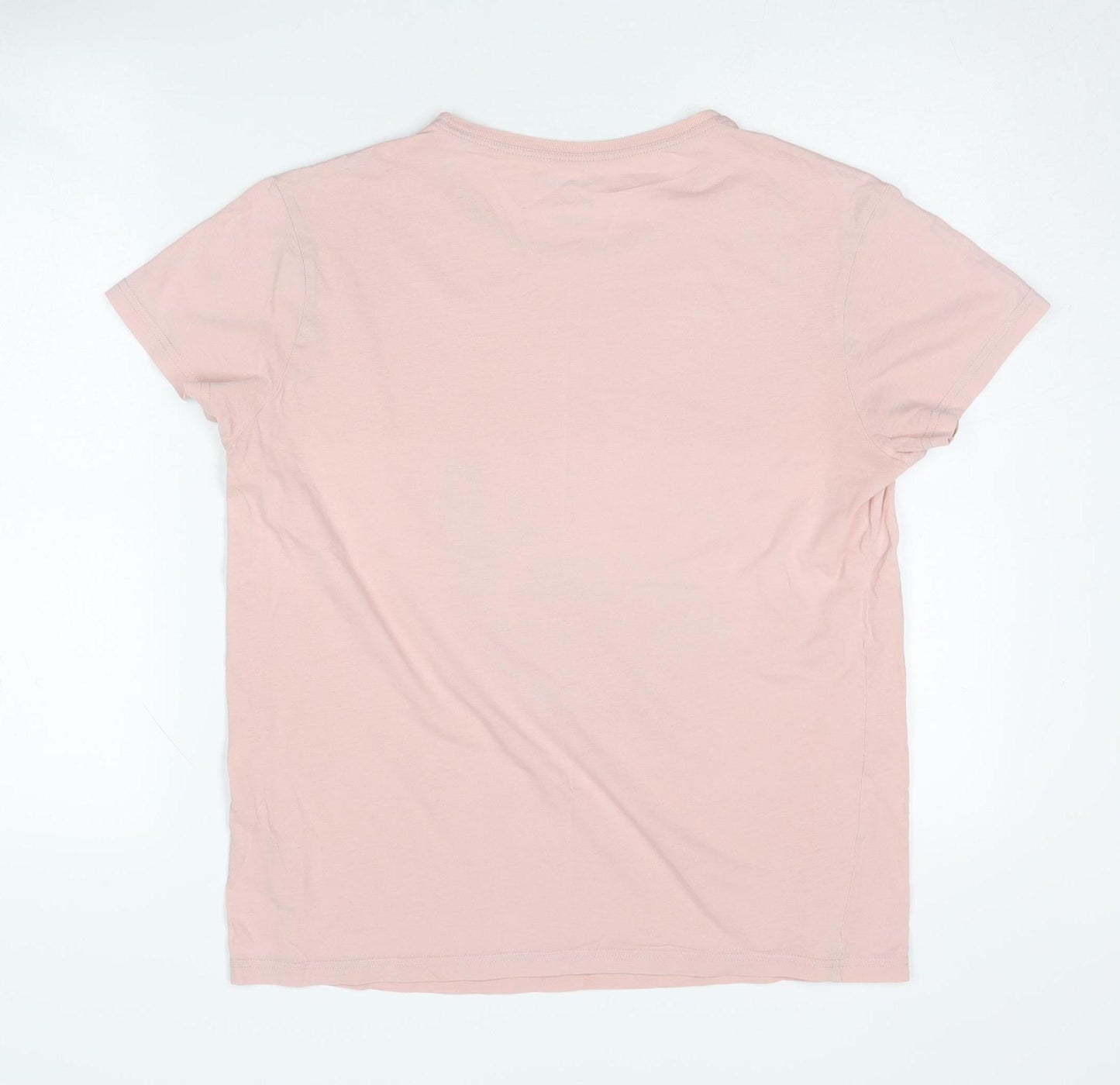 Calvin Klein Women's Pink T-Shirt, M, Crew Neck