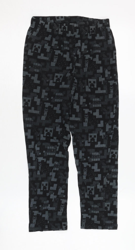 Minecraft Boys Black Graphic Pyjama Pants 9-10 Years