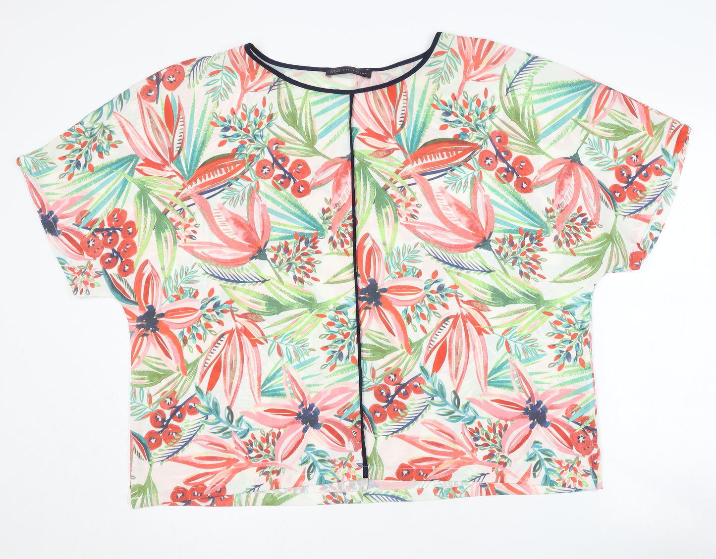 Marks and Spencer Women's Floral Multicoloured Blouse
