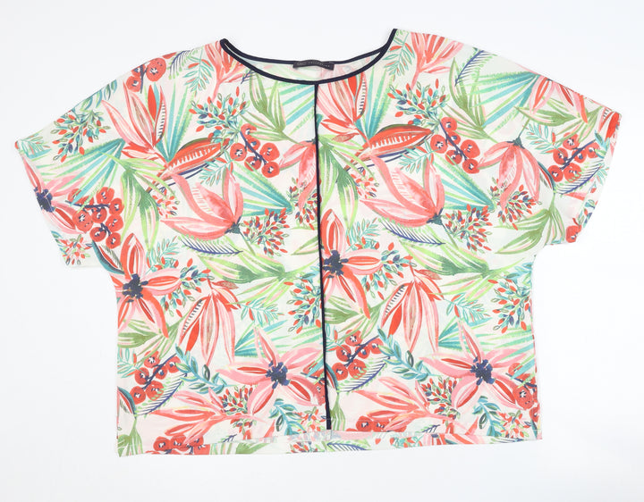 Marks and Spencer Women's Floral Multicoloured Blouse