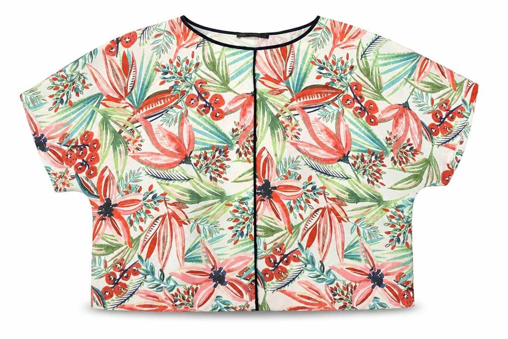 Front view of Marks & Spencer Women's Floral Multicoloured Blouse