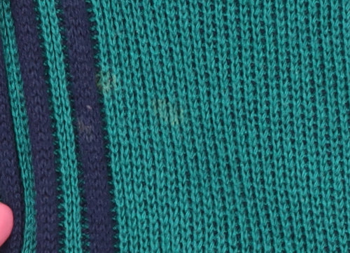 Kriss Women's Green Open Front Cardigan, Size M, Long Sleeve Knit