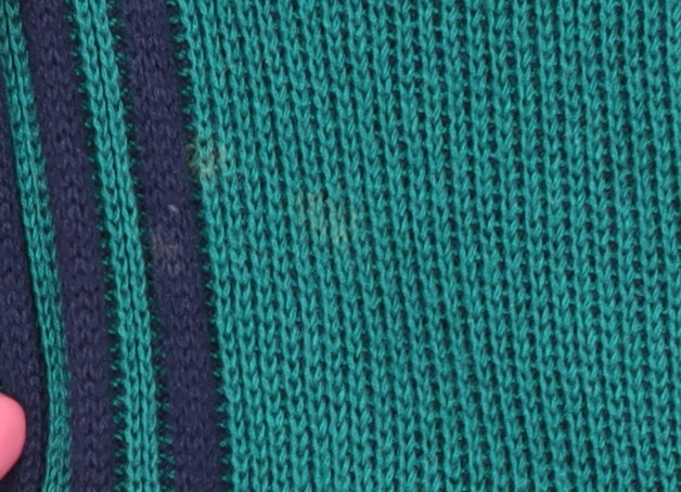 Kriss Women's Green Open Front Cardigan, Size M, Long Sleeve Knit