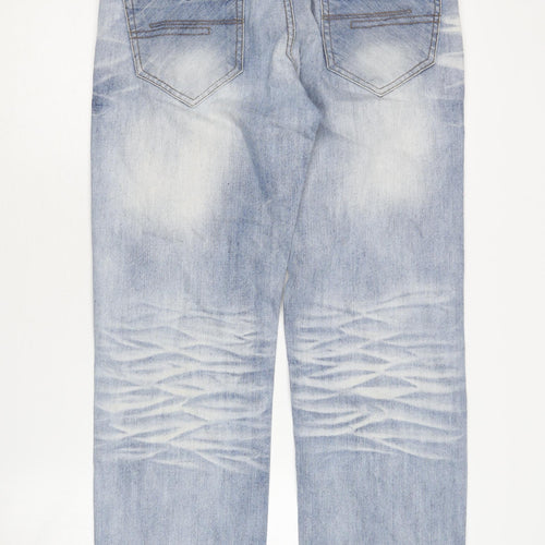 Peacocks Men's Blue Straight Jeans W32 L32