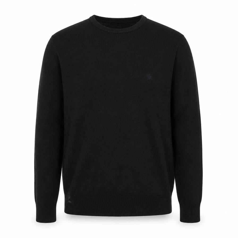Front view of French Connection Men's Black M jumper Acrylic
