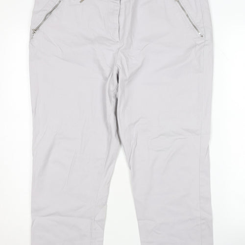 Wallis Women's Grey Trousers Size 16