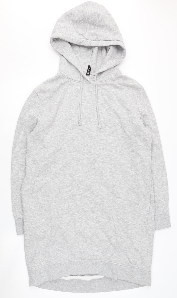 H&M Women’s Grey Hoodie Size 12 Casual Autumn