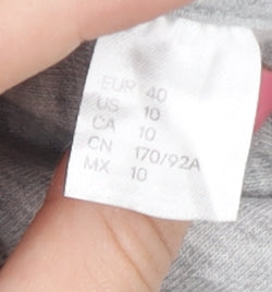 H&M Women’s Grey Hoodie Size 12 Casual Autumn