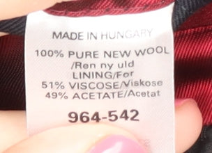 Next Men's Blue Wool Pinstripe Suit Jacket 40L