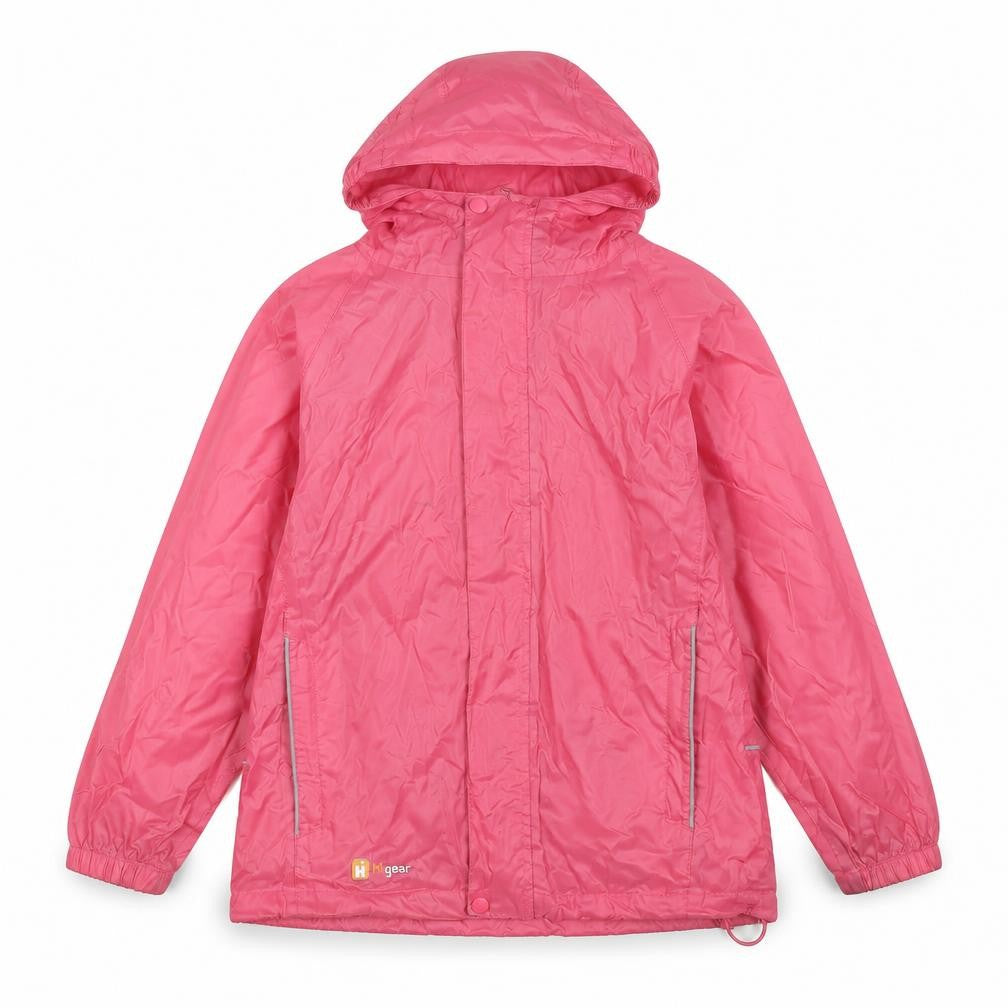 Hi Gear Girls Pink Waterproof Rain Coat 7-8 Years
