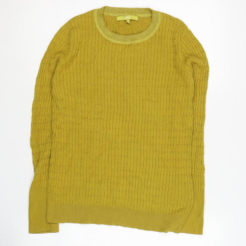 Next Women Green Pullover Crew Neck Jumper Size 12