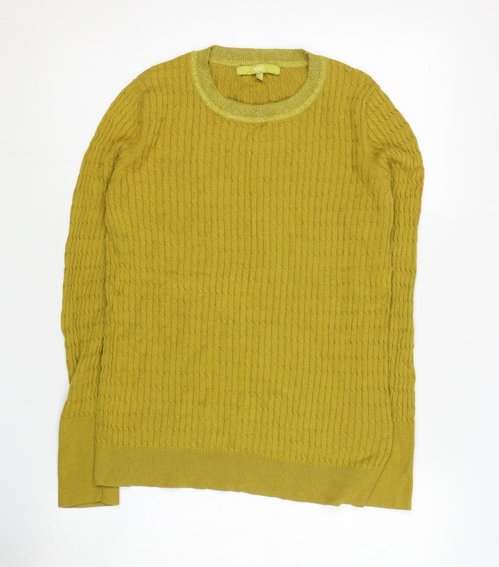 Next Women Green Pullover Crew Neck Jumper Size 12