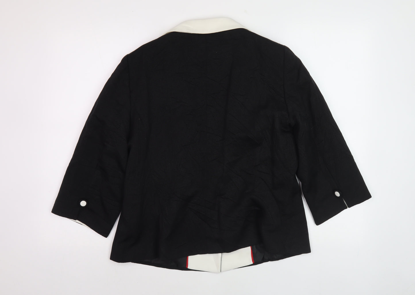 Windsmoor Women's Black Shawl Collar Blazer, Size 12