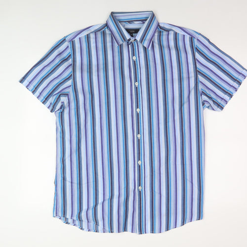 Thomas Nash Men's Multicoloured Striped Shirt M