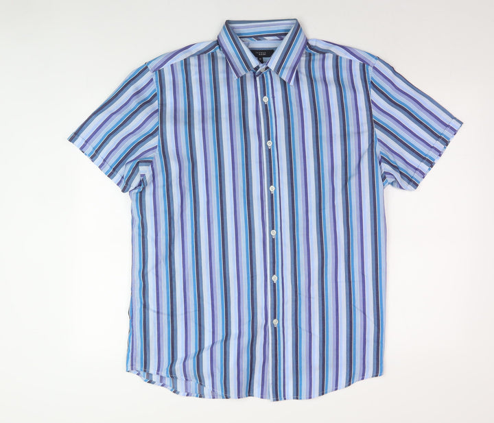 Thomas Nash Men's Multicoloured Striped Shirt M