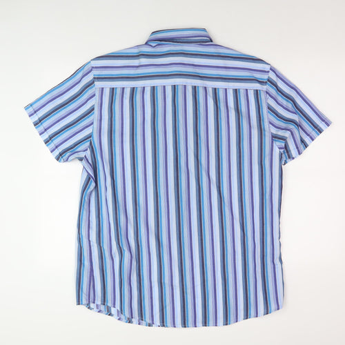 Thomas Nash Men's Multicoloured Striped Shirt M