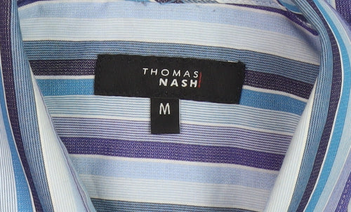 Thomas Nash Men's Multicoloured Striped Shirt M