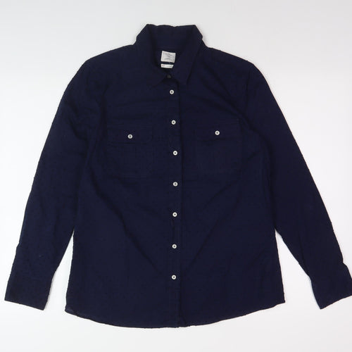 Gap Men's Blue Long Sleeve Casual Shirt S