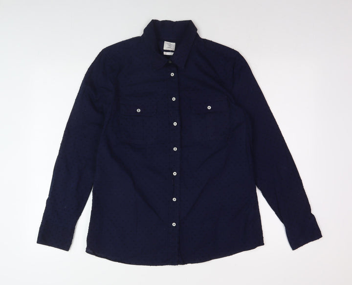 Gap Men's Blue Long Sleeve Casual Shirt S