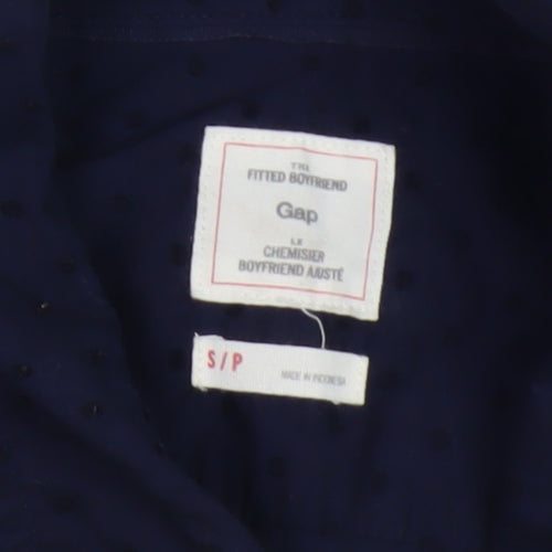 Gap Men's Blue Long Sleeve Casual Shirt S