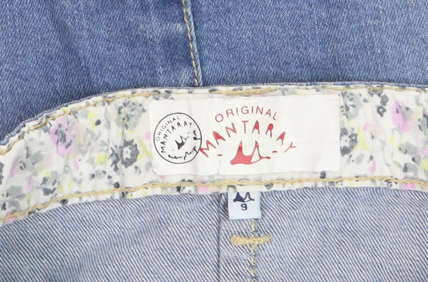 Mantaray Girls Blue Denim A-Line Skirt, Age 9, Casual & Stylish