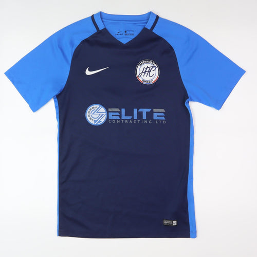 Nike Men's Blue Sports T-Shirt, S, Breathable, Logo