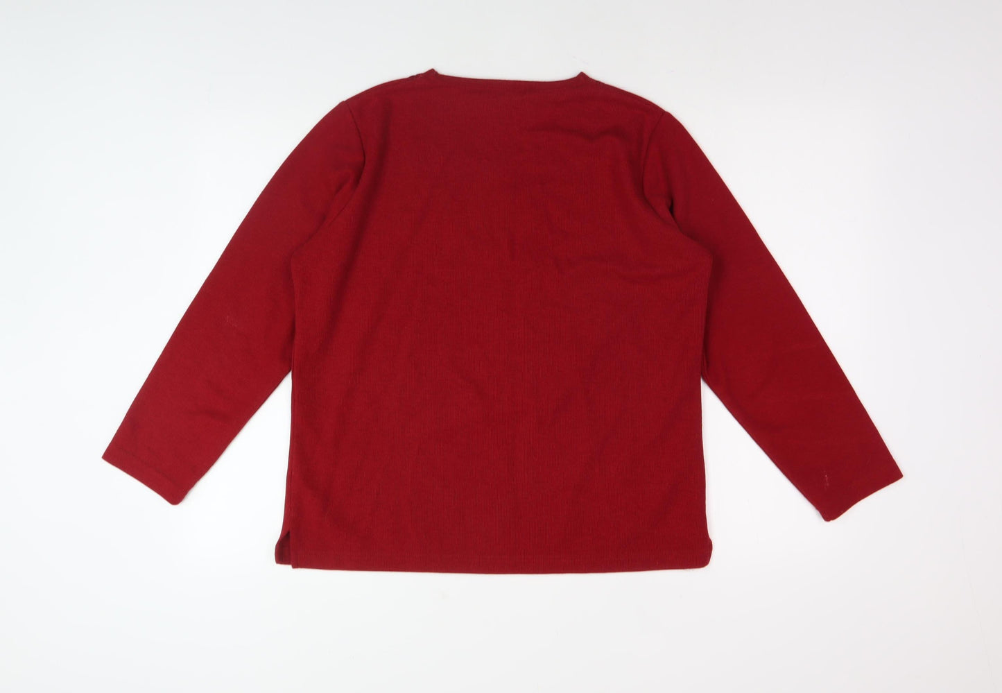 Isle Women's Red Medium Pullover Jumper