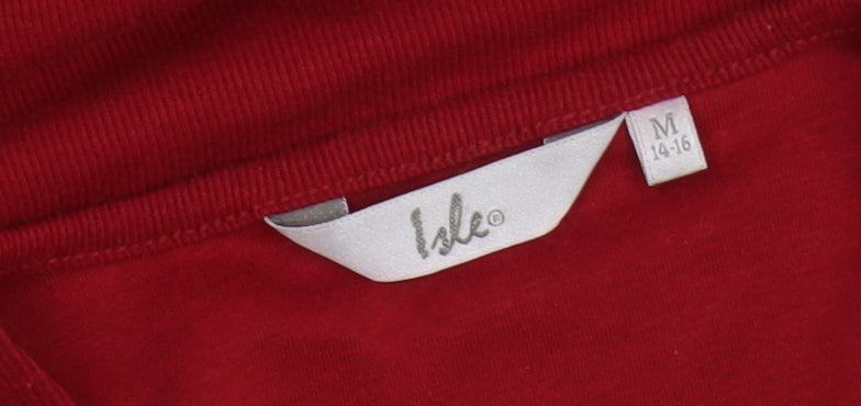 Isle Women's Red Medium Pullover Jumper