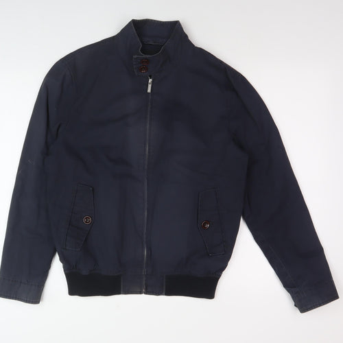 Jasper Conran Men's Blue Bomber Jacket S