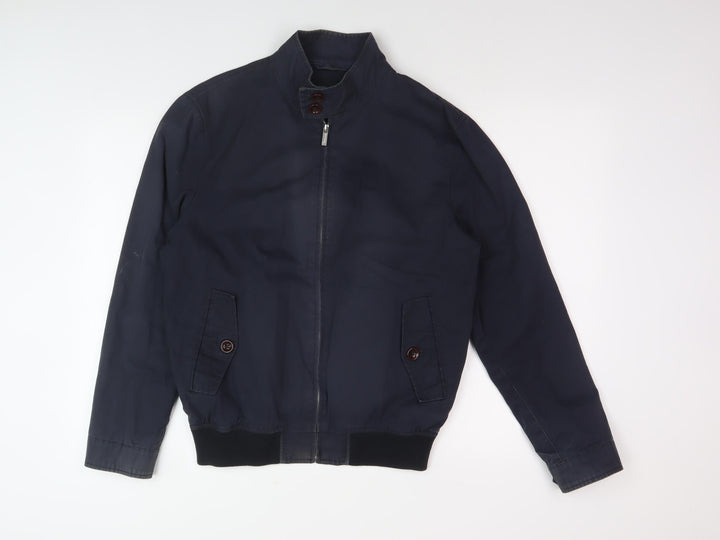 Jasper Conran Men's Blue Bomber Jacket S