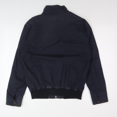 Jasper Conran Men's Blue Bomber Jacket S
