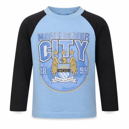 City Boys Blue Black Long Sleeve T-Shirt 4-5 Years