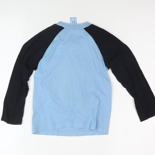 City Boys Blue Black Long Sleeve T-Shirt 4-5 Years