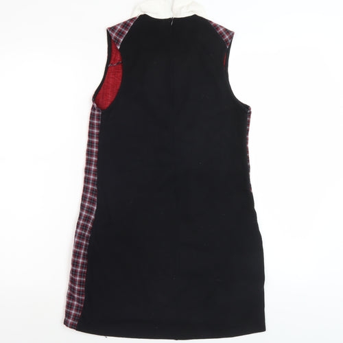 Zara Women's Multicoloured Plaid Shift Dress S