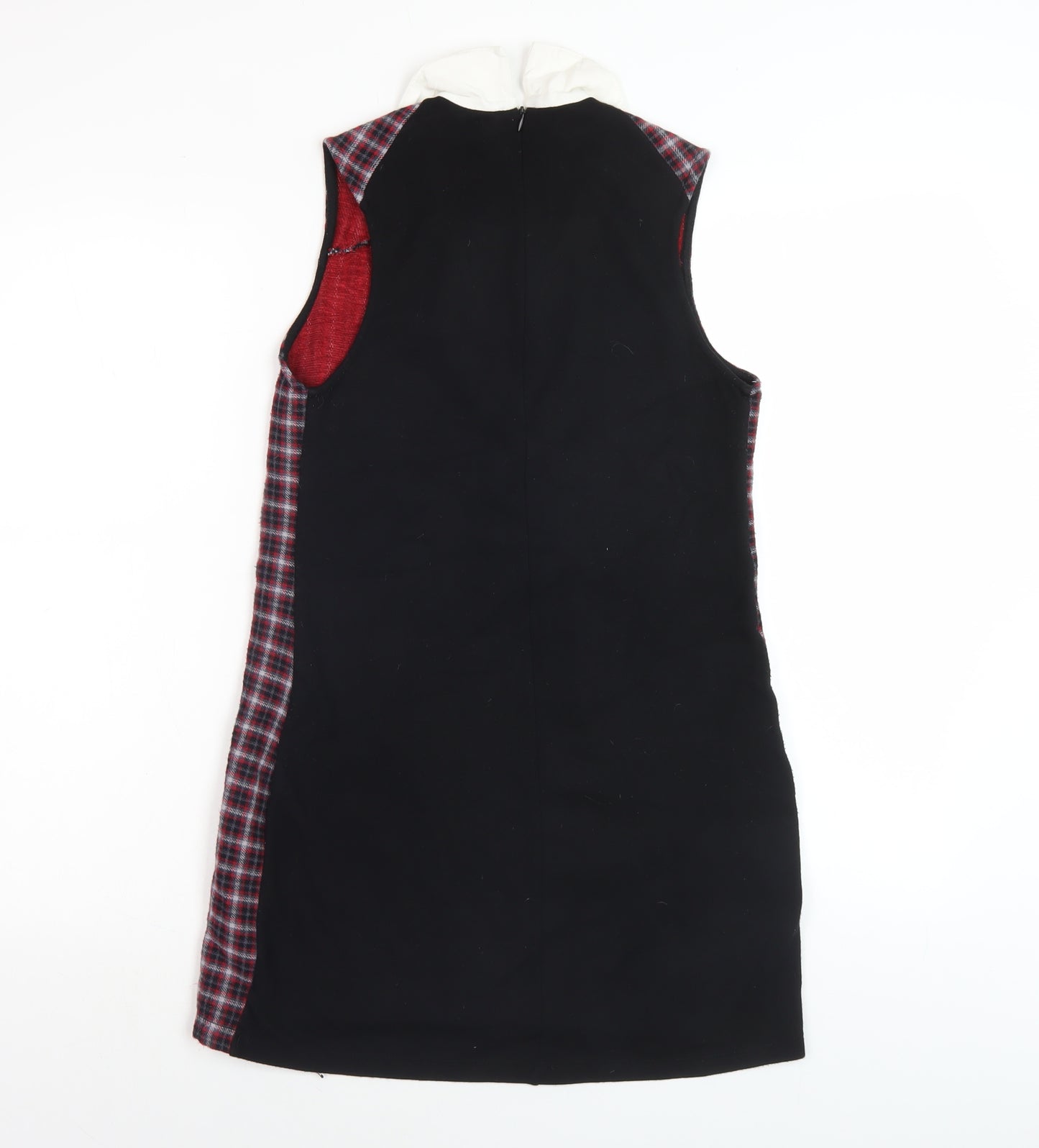 Zara Women's Multicoloured Plaid Shift Dress S