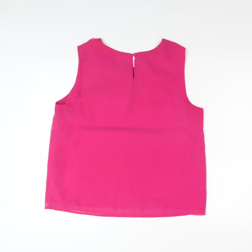 Emma Blake Women's Pink Sleeveless Blouse Size 14