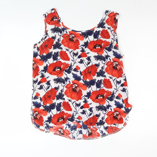 Jane Hamilton Women's Floral Multicoloured Tank
