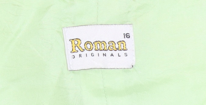 Roman Originals Women Green Tank Top Size 16